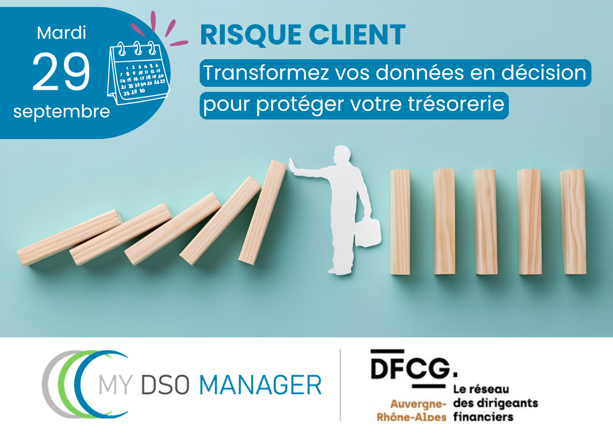 Évènement conférence et débat du 29 septembre au COLOFT à Meylan autour du risque client, par My DSO Manager et la DFCG Auvergne-Rhône-Alpes