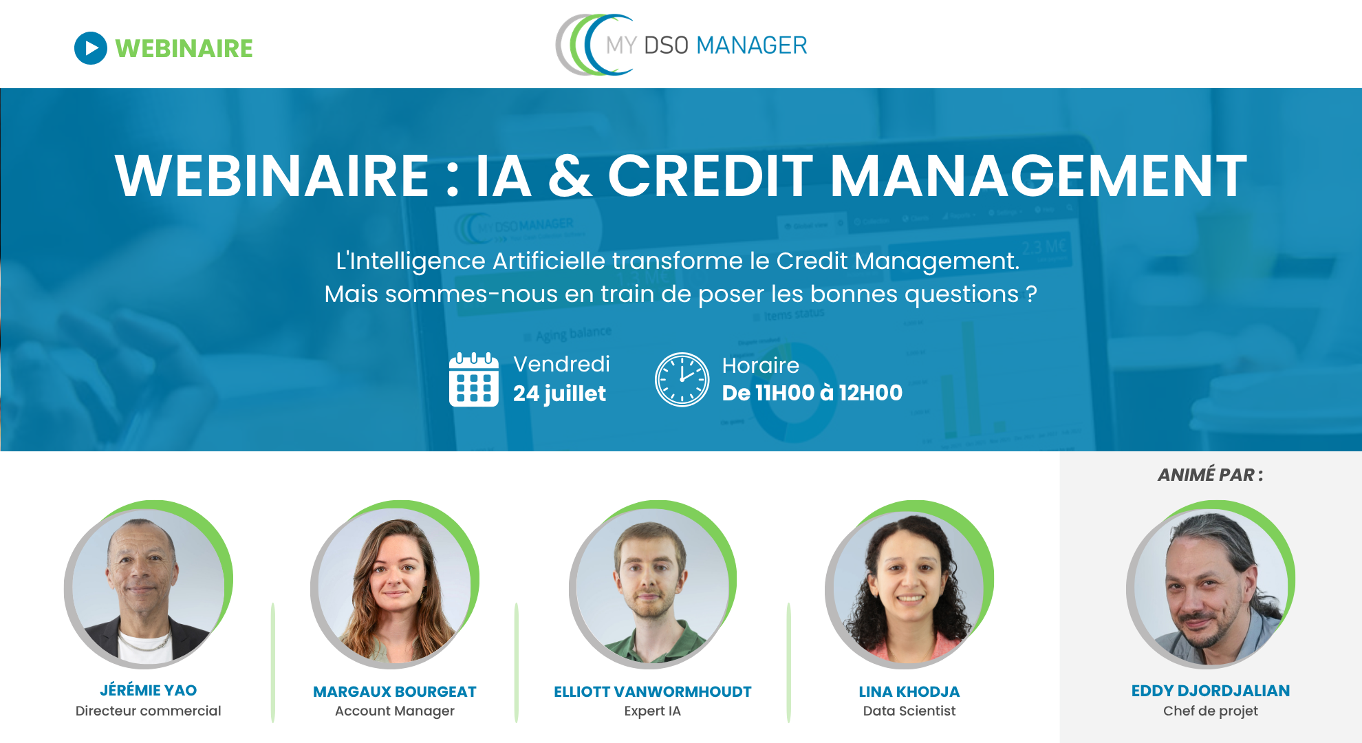 Webinaire IA et Credit Management - 24 juillet - My DSO Manager