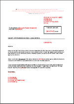 Lettre de mise en demeure agence de recouvrement