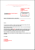 Lettre de mise en demeure assurance crédit