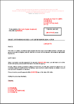 Lettre de mise en demeure type frais additionnels