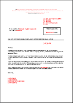 Lettre de mise en demeure personnelle