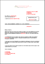 Lettre de mise en demeure type agence de recouvrement