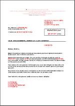 Lettre de mise en demeure assurance crédit