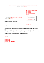 Lettre de relance niveau 1 type bon payeur