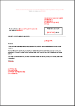 Lettre de relance niveau 1 type partenariat