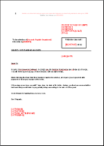 Lettre de relance niveau 2 type blocage de compte