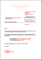 Lettre de relance type pénalités de retard