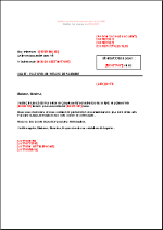 Lettre de relance type blocage livraison