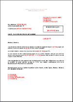 Lettre de relance à l\'acheteur niveau 2