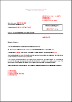 Lettre de relance au chargé d\'affaire niveau 2