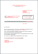 Lettre de relance niveau 1 classique